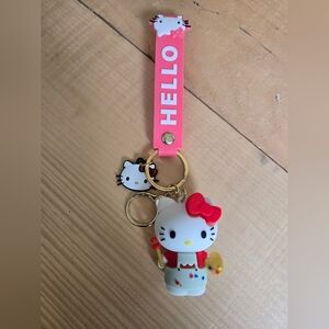 Hello kitty painting key chain